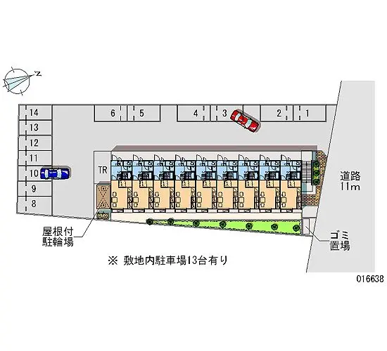 ★手数料０円★栃木市大宮町　月極駐車場（LP）
